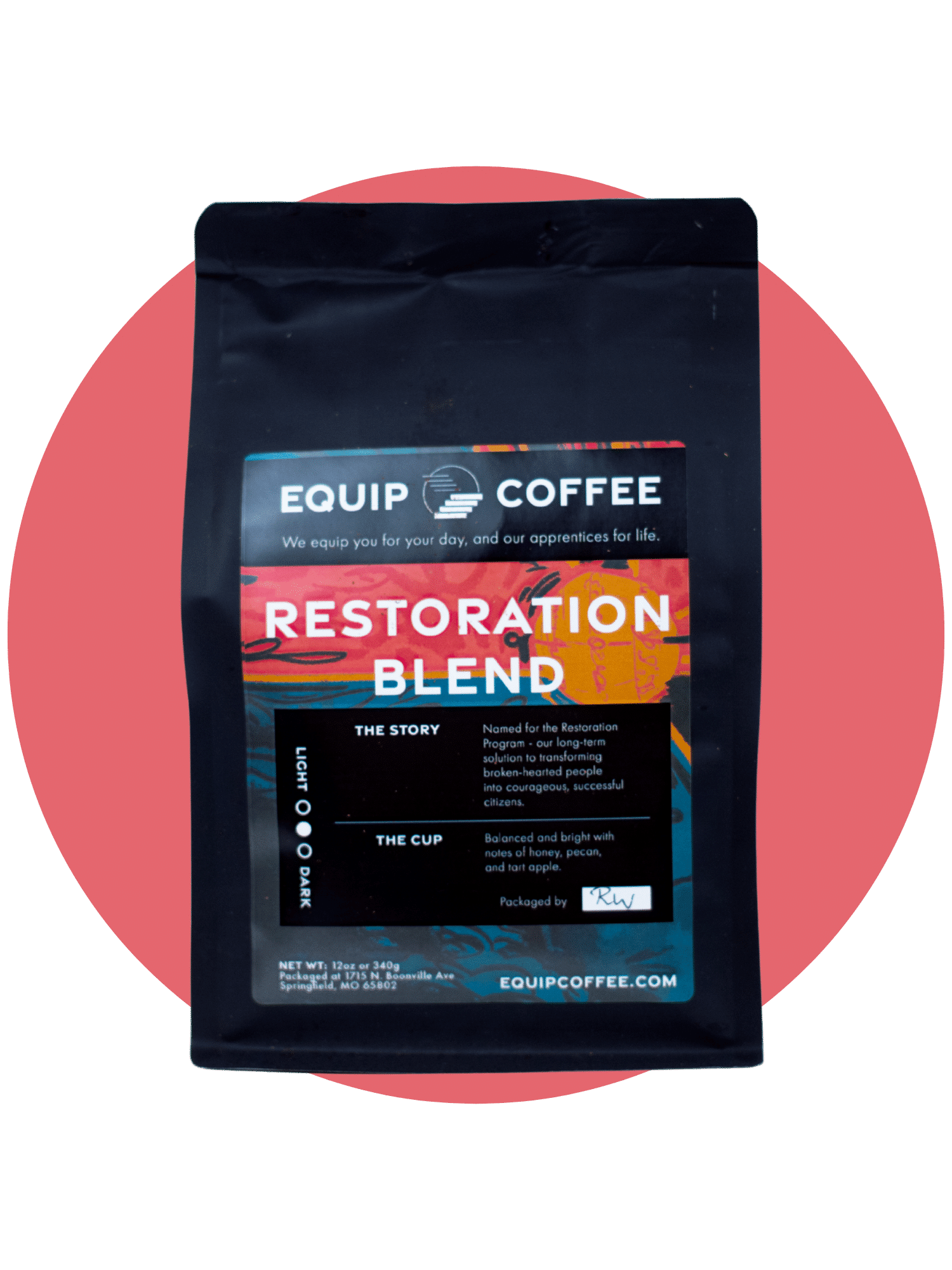 bag of Equip Coffee - Restoration Blend